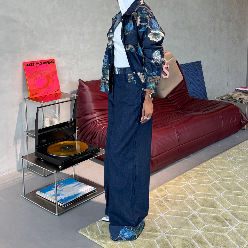 Denim in bloom set