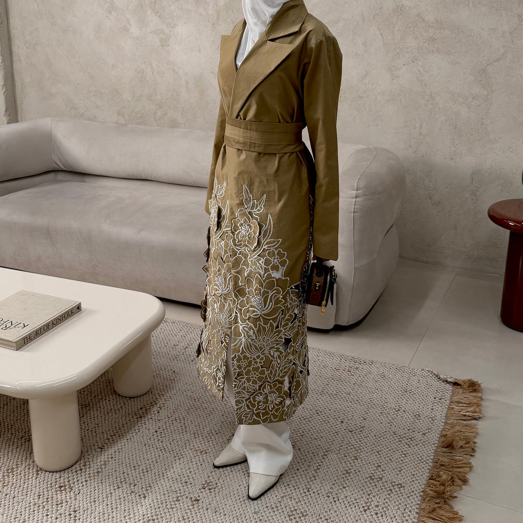 Blossom belted blazer