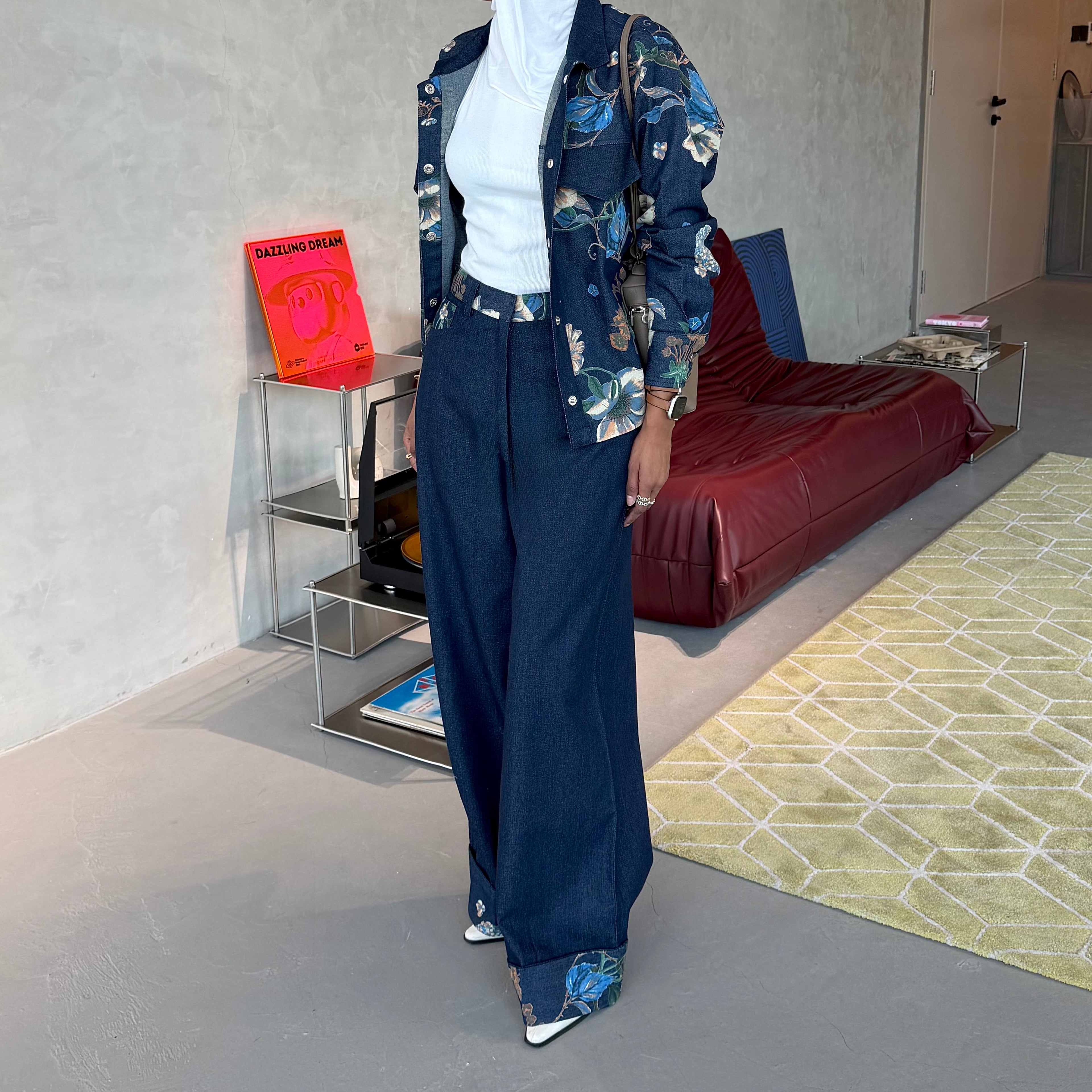 Denim in bloom set